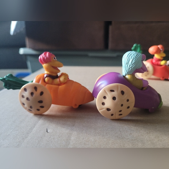 Vintage McDonald’s Fraggle Rock Toys 1988 Complete Set Of 4 Cars Muppets - Picture 2 of 5